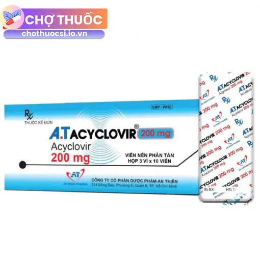 A.T Acyclovir 200mg