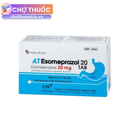 A.T Esomeprazol 20 Tab