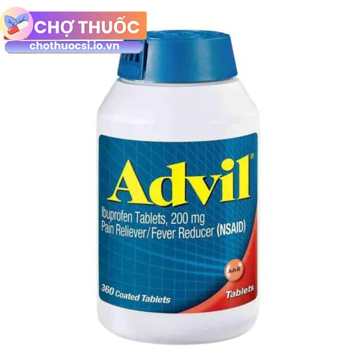 Advil 200mg (Lọ 360 viên)