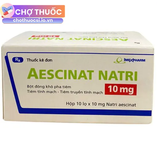 AESCINAT NATRI 10MG IMEXPHARM