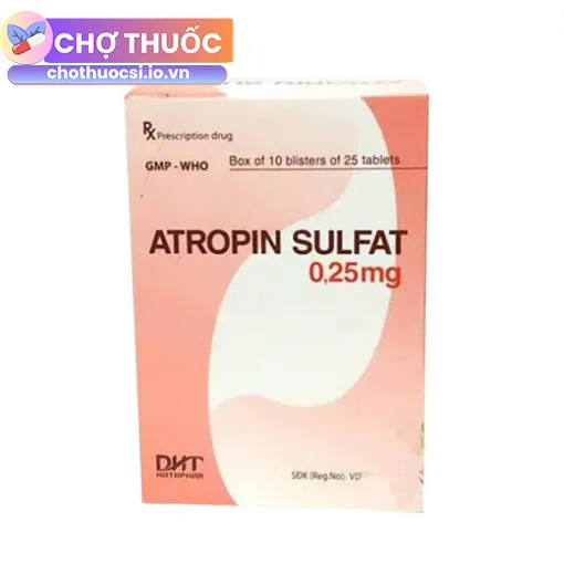 Atropin Sulfat 0,25mg Hataphar