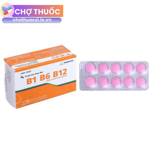 B1 B6 B12 Imexpharm (Viên nén bao phim)