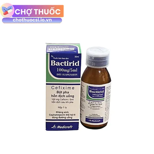 Bactirid 100mg/5ml chai 30ml