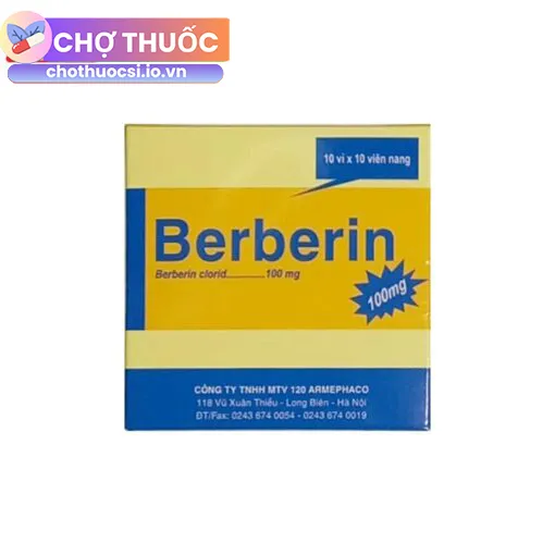 Berberin 100mg Armephaco