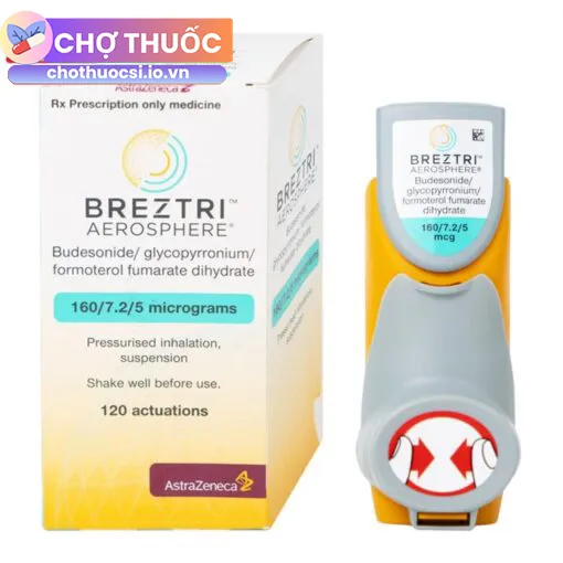 Bình xịt hít Breztri aerosphere