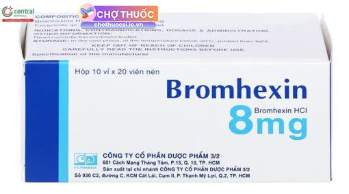 Bromhexin 8mg F.T Pharma