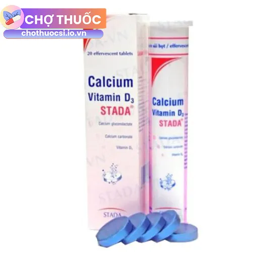 Calcium Vitamin D3 STADA (viên sủi)
