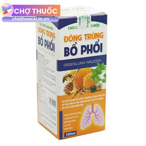 Cao lỏng Đông trùng bổ phổi 100ml An Hòa Phát Takeda Tokyo Japan