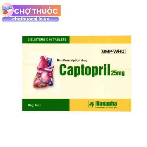 Captopril 25mg Danapha