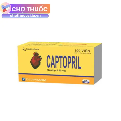 Captopril 25mg Davipharm