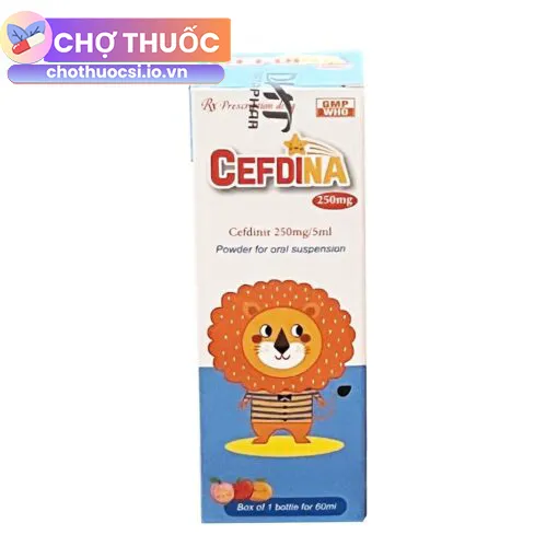 Cefdina 250mg/5ml