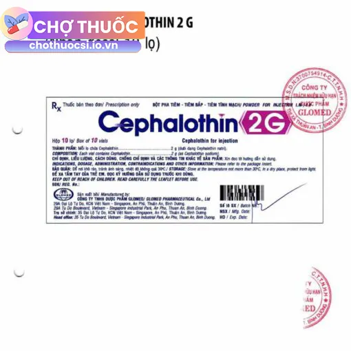 Cephalothin 2g