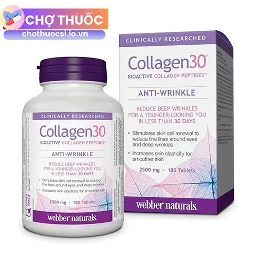 Collagen 30 Anti Wrinkle (180 viên)