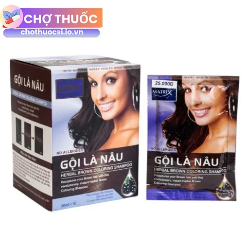 Dầu gội Matrix gội là nâu