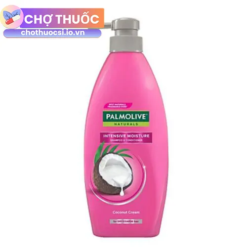 Dầu gội Palmolive sữa dừa (chai hồng) 600mL