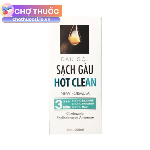 Dầu Gội Sạch Gàu Hot Clean 200ml