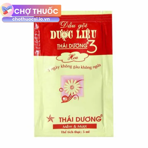 Dầu gội Thái Dương 3 Hoa (gói 5ml)