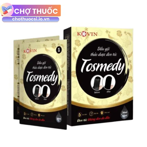 Dầu gội thảo dược đen tóc Tosmedy