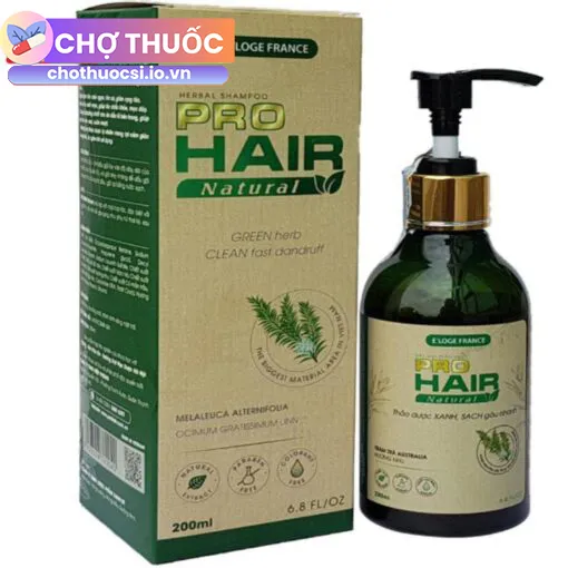 Dầu Gội Thảo Dược Pro Hair Natural