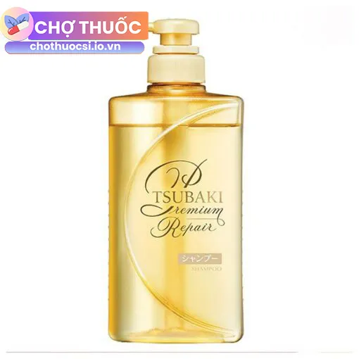 Dầu gội Tsubaki Premium Repair vàng 490ml