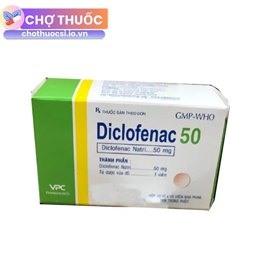 Diclofenac 50 Cửu Long