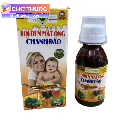 Đông Trùng Bổ Phế Prostibame Cao lá thường Xuân Tỏi đen Mật Ong Chanh đào