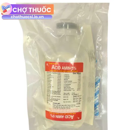 Dung dịch truyền tĩnh mạch Acid Amin 5% chai 200ml Otsuka