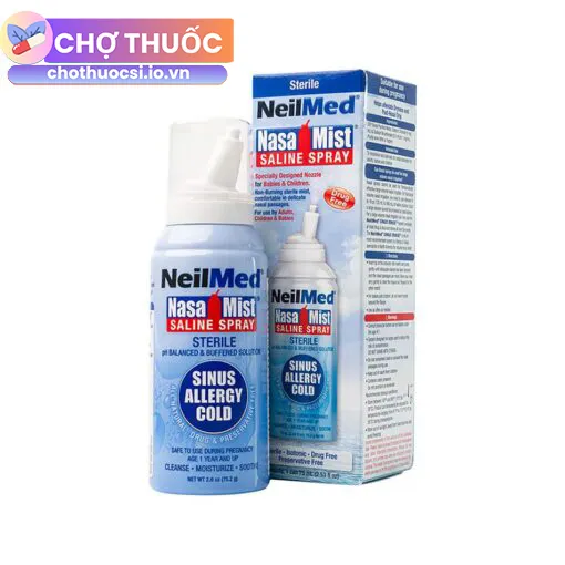 Dung dịch xịt mũi NeilMed NasaMist Saline Spray