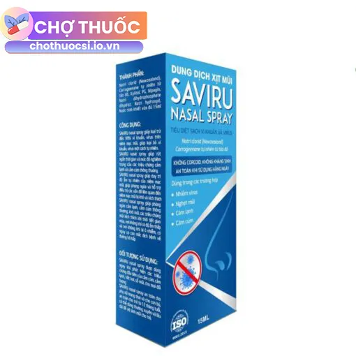 Dung dịch xịt mũi Saviru Nasal Spray