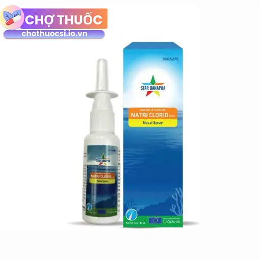 Dung dịch xịt vệ sinh mũi NATRI CLORID 0.9% Nasal Spray Star