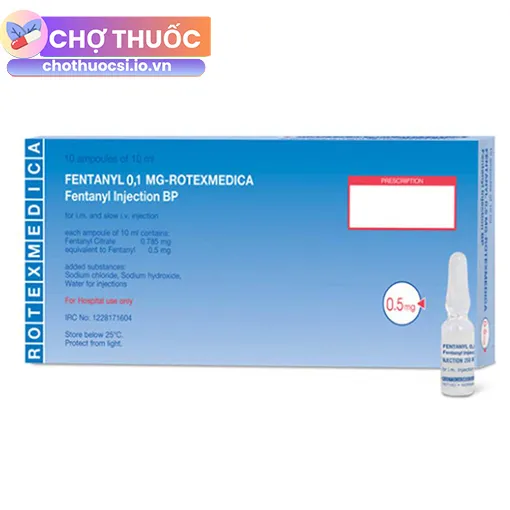 Fentanyl 0,1mg-Rotexmedica