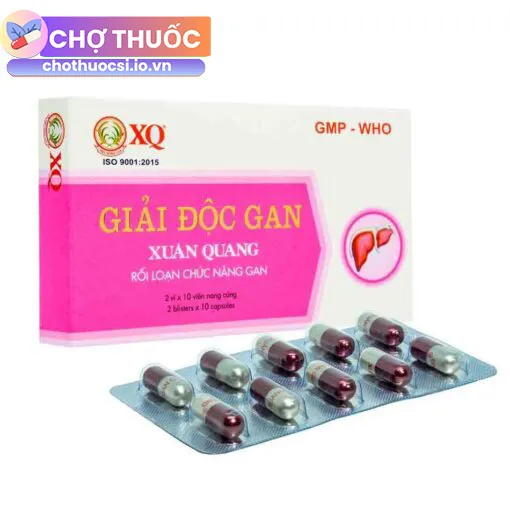 Giải Độc Gan Xuân Quang (hộp 2 vỉ)