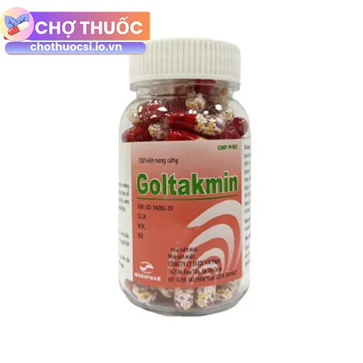 Goltakmin (lọ 100 viên nang cứng)