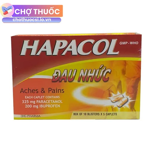 Hapacol Đau Nhức (Hộp 50 viên)