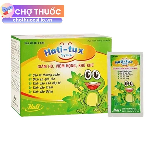 Hati-tux Syrup (20 gói x 5ml)