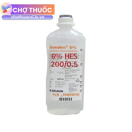 Hemohes 6% 500ml