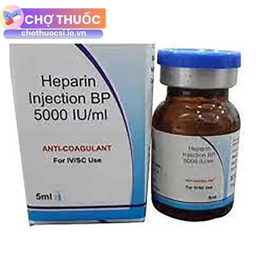 Heparin Injection BP 5000IU/ml