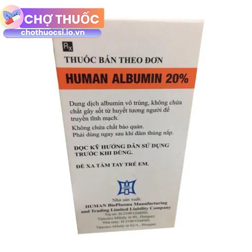 Human Albumin 20% BioPlazma 100ml