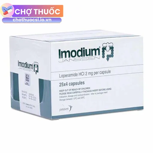 Imodium (Hộp 100 viên)
