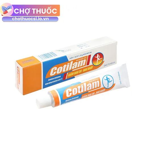 Kem bôi da Cotilam 1%