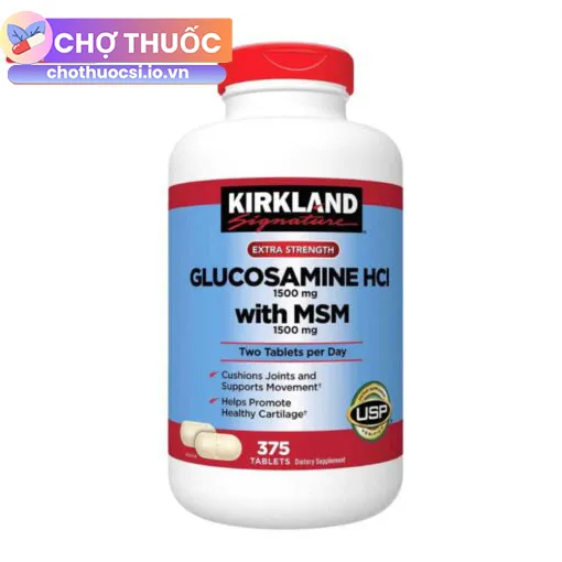 Kirkland Glucosamine HCL 1500mg with MSM 1500mg