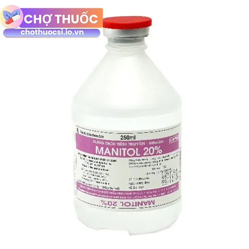 Manitol 20% 250ml Mekophar