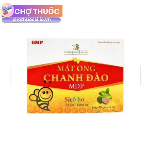 Mật Ong Chanh Đào MDP 25 gói x 5ml