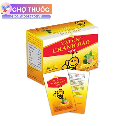 Mật Ong Chanh Đào MDP gói 5ml