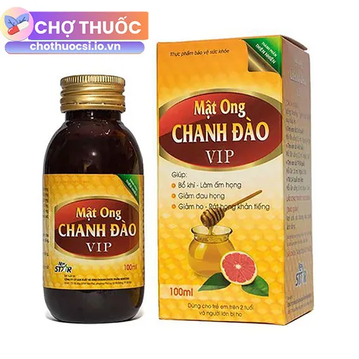 Mật ong chanh đào vip