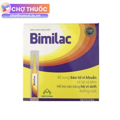 Men Vi Sinh Dạng Nước Bimilac