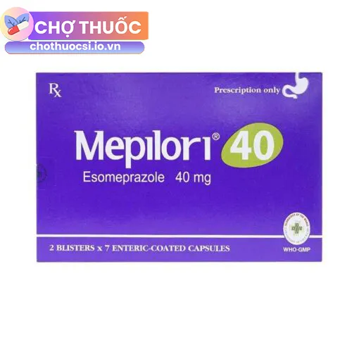Mepilori 40 (Hộp 14 viên)