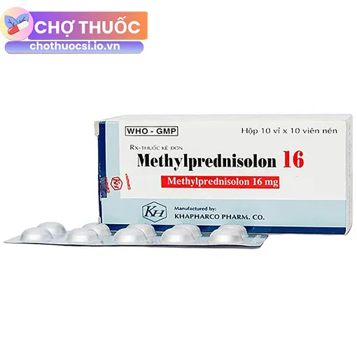 Methylprednisolon 16 Khapharco