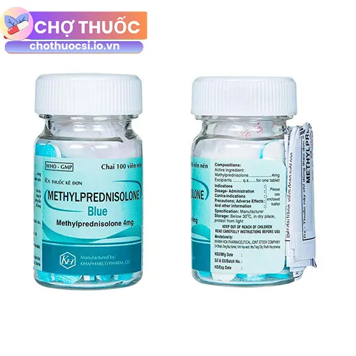 Methylprednisolone Blue 4mg