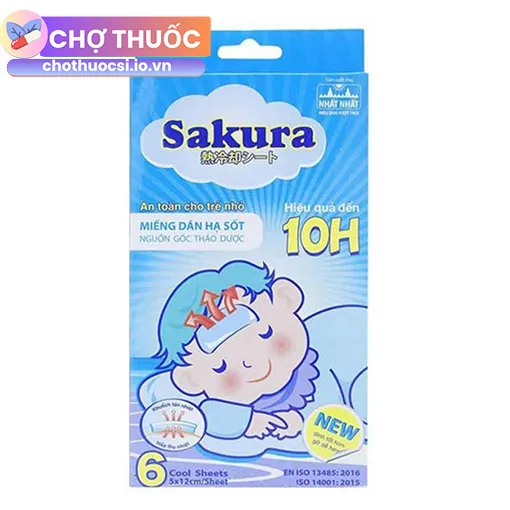Miếng dán hạ sốt Sakura